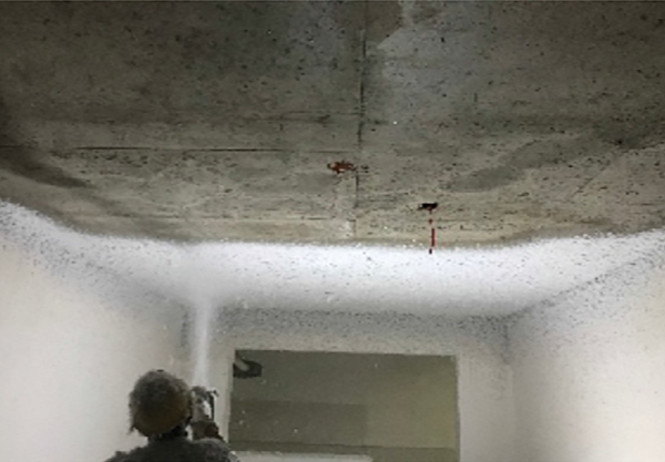 超細(xì)無(wú)機(jī)纖維噴涂-噴涂中